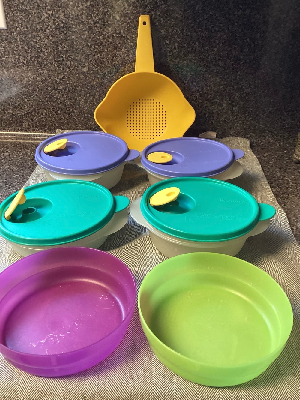 Tupperware Bundle Of Seven Pieces Some Vintage